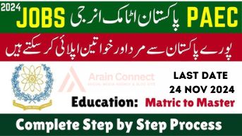 (PAEC)Pakistan Automic Energy Jobs 2024