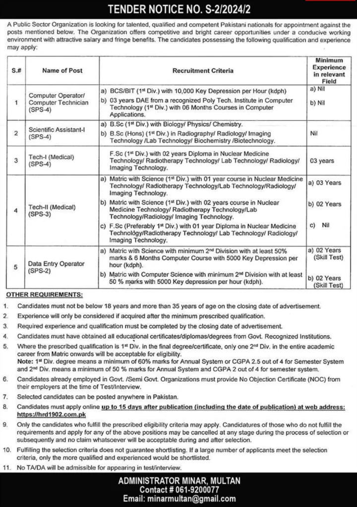 (PAEC) Paksitan Automic Energy Jobs 2024